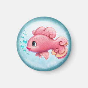 Küssender Fisch Magnet