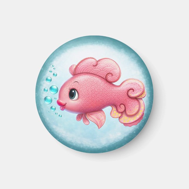 Küssender Fisch Magnet (Vorne)