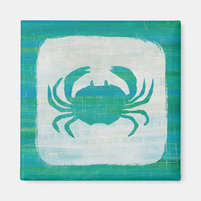 Küste | Aqua Crab Magnet (Vorne)