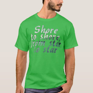 Küste bis Küste von Stern T-Shirt