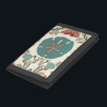Küste - Damask I Tri-fold Geldbeutel<br><div class="desc">Meeresleben</div>