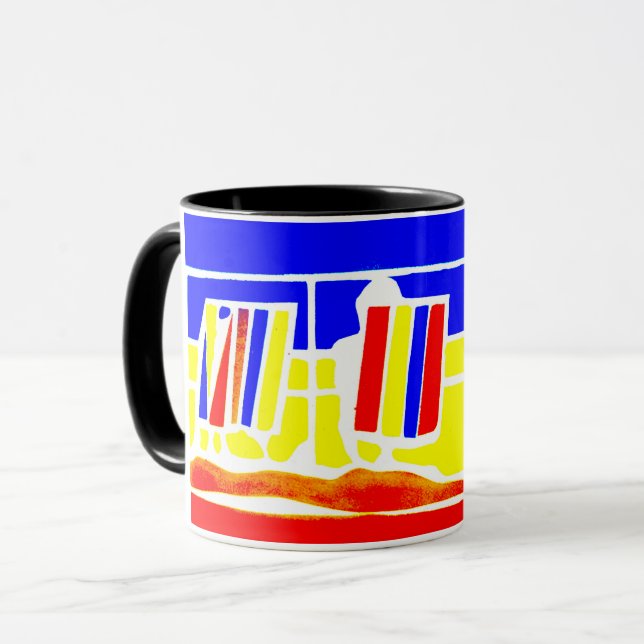 Küste Deckchairs Tasse (Vorderseite Links)