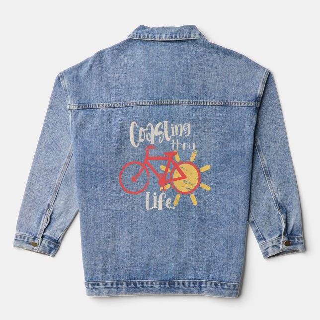 Küste des Thru-Zyklus 1 Jeansjacke (Rückseite)