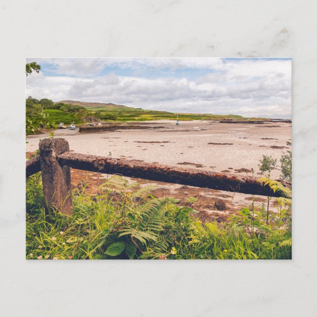 Küste Eigg Feiertagspostkarte (Vorderseite)