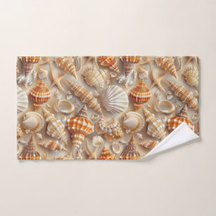 Küste Elegance Seashell Muster Badhandtuch Set
