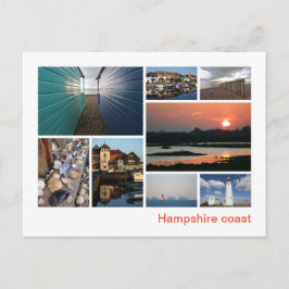 Küste Hampshire Postkarte