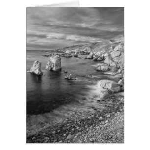 Küste im B&W-Format, Kalifornien