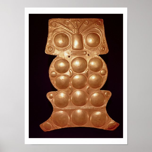 Küste im Fluss Sinu, vorkolombisch (g Poster (Vorne)