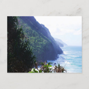 Küste in Kauai Postkarte