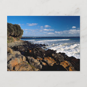 Küste in Swansea, Großbritannien Postkarte