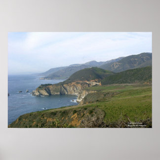 Küste Kaliforniens Poster