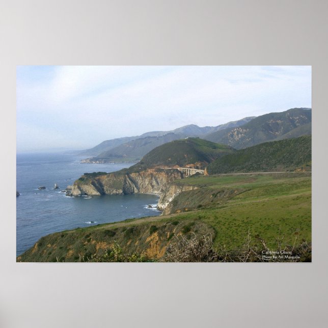 Küste Kaliforniens Poster (Vorne)