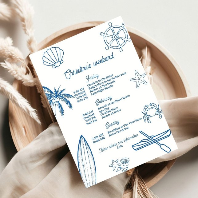 Küste letzte Segel vor dem Schleier Bachelorette Einladung (Von Creator hochgeladen)