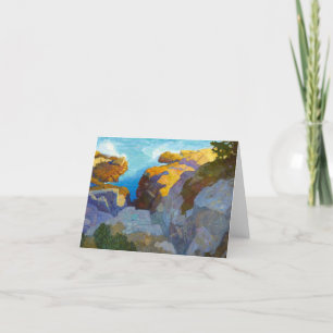 Küste Maine von Newell Convers Wyeth Dankeskarte