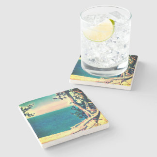 Küste Michigan! Steinuntersetzer