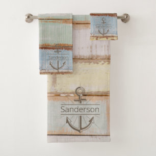 Küste nautical Wetter Sommer Beach Waldbad Badhandtuch Set
