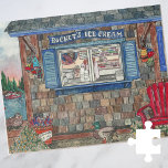 Küste New England Ice Salami binden in der Burg Puzzle<br><div class="desc">Rocket's Ice Cream Storefront Puzzle - Dieses originelle Kunstwerk besticht durch einen Eisladen an der Küste, New England! Einige bezaubernde Enten sind heute in der Morgensonne hier. Vielleicht finden sie einen guten Platz, um sich ein paar Krümel zu holen. Dieses Puzzle, das von den touristischen Küstenstädten Maine Inspiriert wurde, ist...</div>