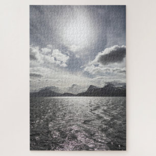 Küste Norwegens Landschaftsgebiet Foto Puzzle