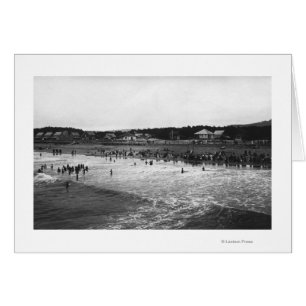 Küste, Oregon Bade Hour Beach Szene