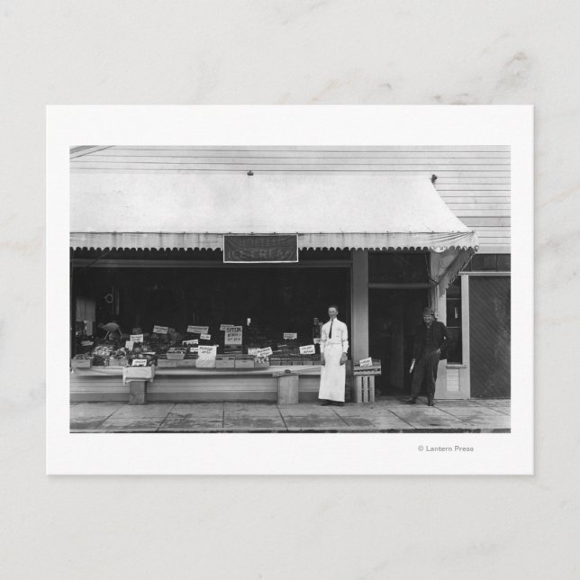 Küste, Oregon Blick auf Hoefler Ice Sebstgebrautes Postkarte (Vorderseite)