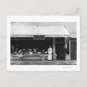 Küste, Oregon Blick auf Hoefler Ice Sebstgebrautes Postkarte