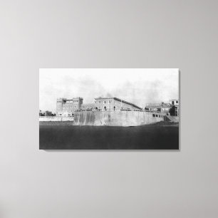 Küste, Oregon-Hotel und Rücklauf Leinwanddruck