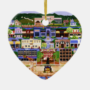 Küste Oregon Keramikornament