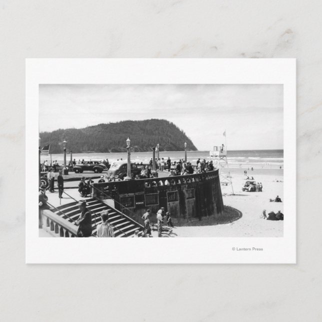 Küste, Oregon Turnaround und Tillamook Head Postkarte (Vorderseite)