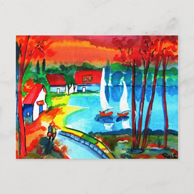 Küste Postkarte (Vorderseite)