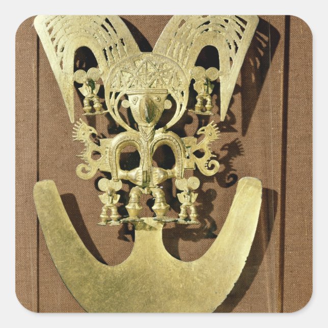 Küste, Quimbaya Quadratischer Aufkleber (Vorderseite)