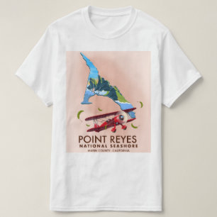 Küste-Reiseplakat Punktreyes nationales T-Shirt
