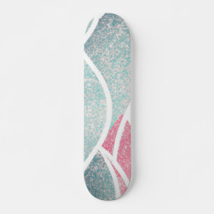 Küste/Strand abstrakte Wellen Skateboard