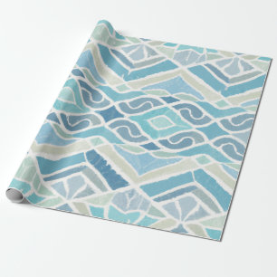 Küste/Strand/nautischer Blau Geschenkpapier