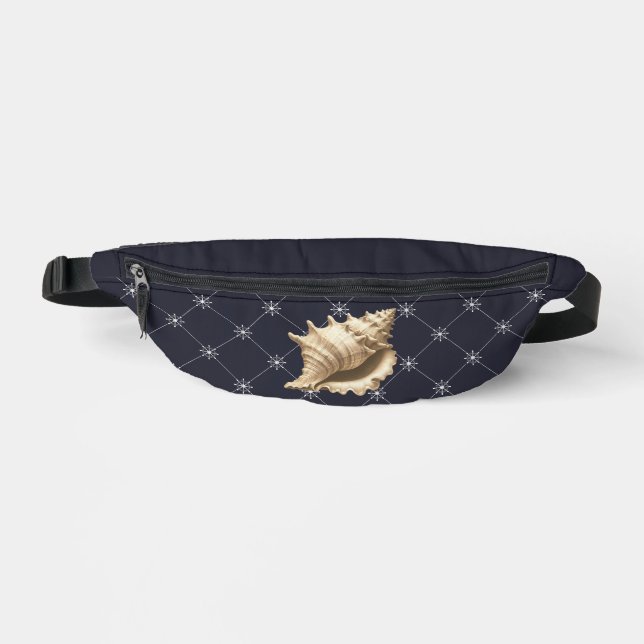 Küste/Strand/nautischer Muschel Bauchtasche (Vorderseite)