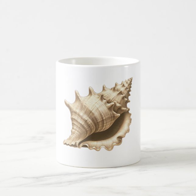Küste/Strand/nautischer Muschel Kaffeetasse (Mittel)