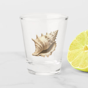 Küste/Strand/nautischer Muschel Schnapsglas