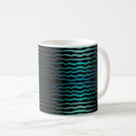 Küste Strand Salty Türkis Wave Abstrakte Kunst Kaffeetasse