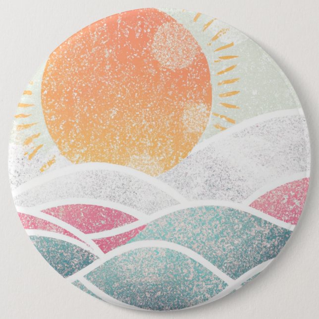 Küste/Strand/sonnig Button (Vorderseite)