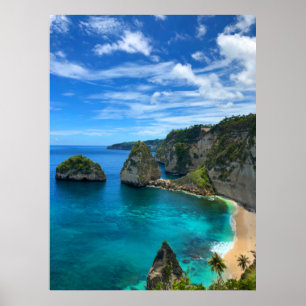 Küste Tropical Island Paradise Beach Poster