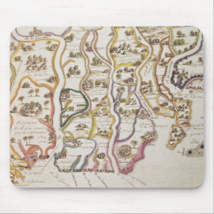 Küste von Afrika und von Fluss Gambia 1622 Mousepad
