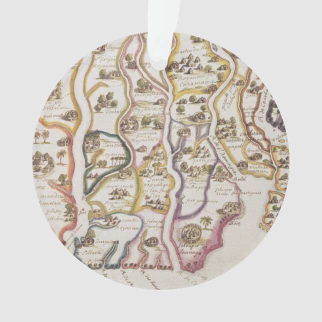 Küste von Afrika und von Fluss Gambia | 1622 Ornament (Vorderseite)