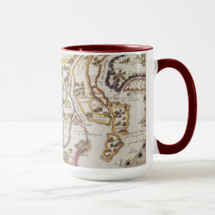 Küste von Afrika und von Fluss Gambia 1622 Tasse