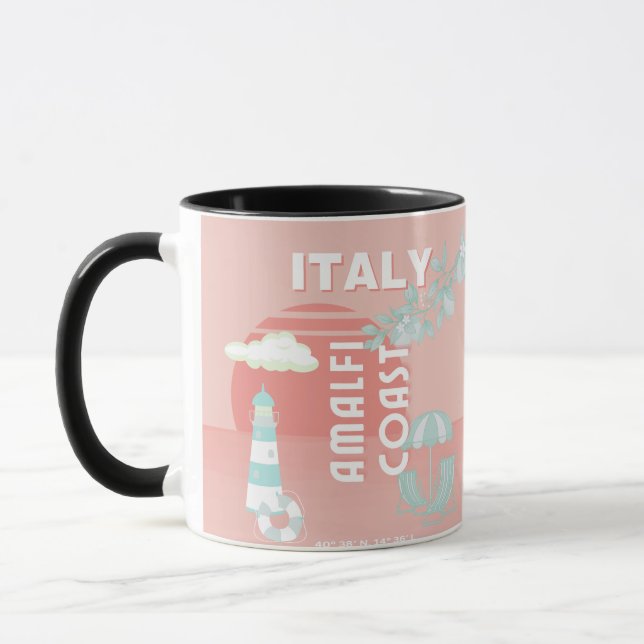 Küste von Amalfi, Art Reisen, Pasta Tasse (Links)