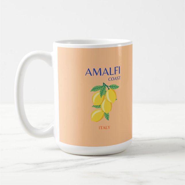 Küste von Amalfi, Italien, Reisen Kunst, Pastel, O Kaffeetasse (Links)