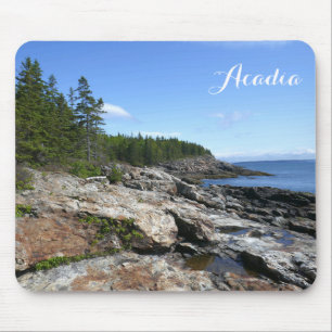Küste von Bar Island im Acadia National Park Mousepad