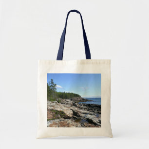Küste von Bar Island im Acadia National Park Tragetasche