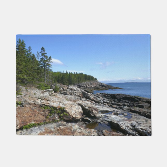 Küste von Bar Island im Acadia Nationalpark Fußmatte (Vorderseite)