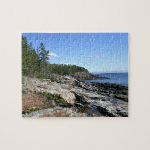 Küste von Bar Island im Acadia Nationalpark Puzzle