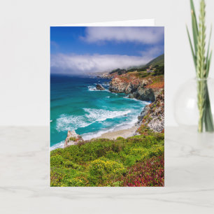 Küste von Big Sur, Kalifornien Karte