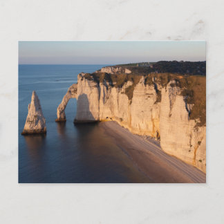 Küste von Etretat, Normandie, Frankreich Postkarte